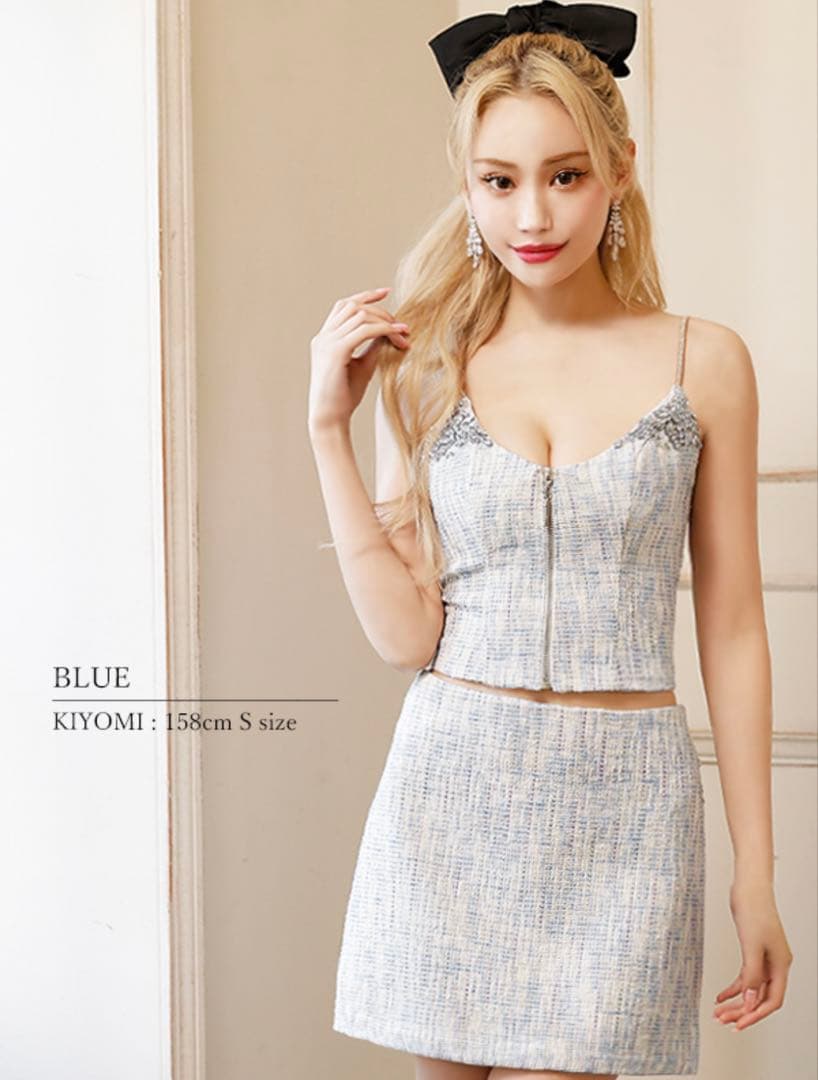 AngelR ミニドレス ツイード セパレート