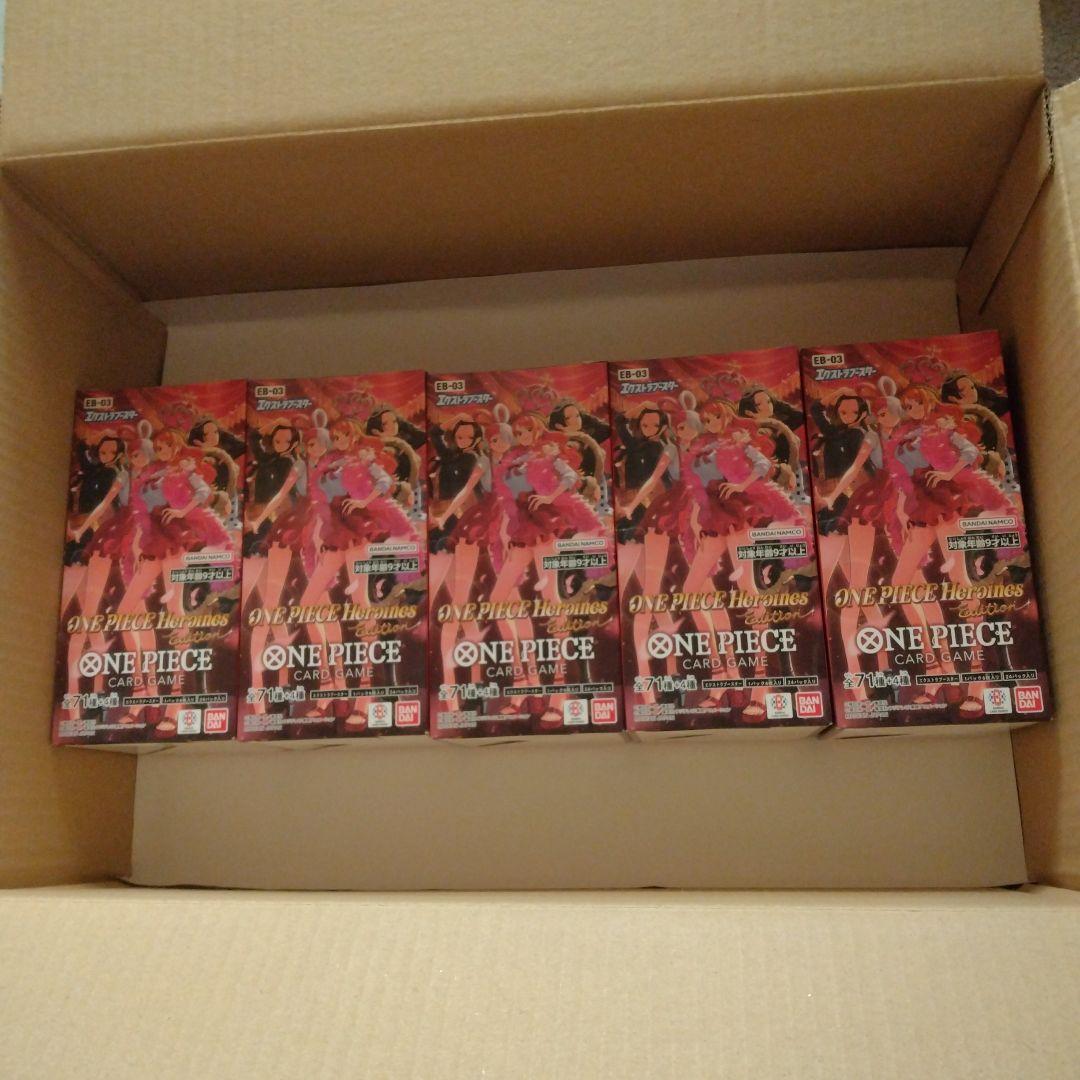 ワンピース　ヒロインズエディション　テープ付き　新品未開封　５BOX