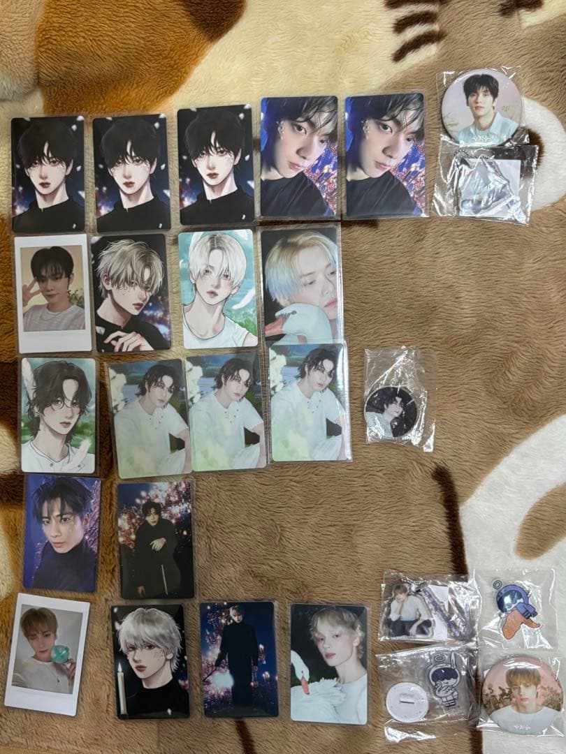 TXT starkissed ポップアップ　ガチャ　缶バッジ　トレカ　チェキ