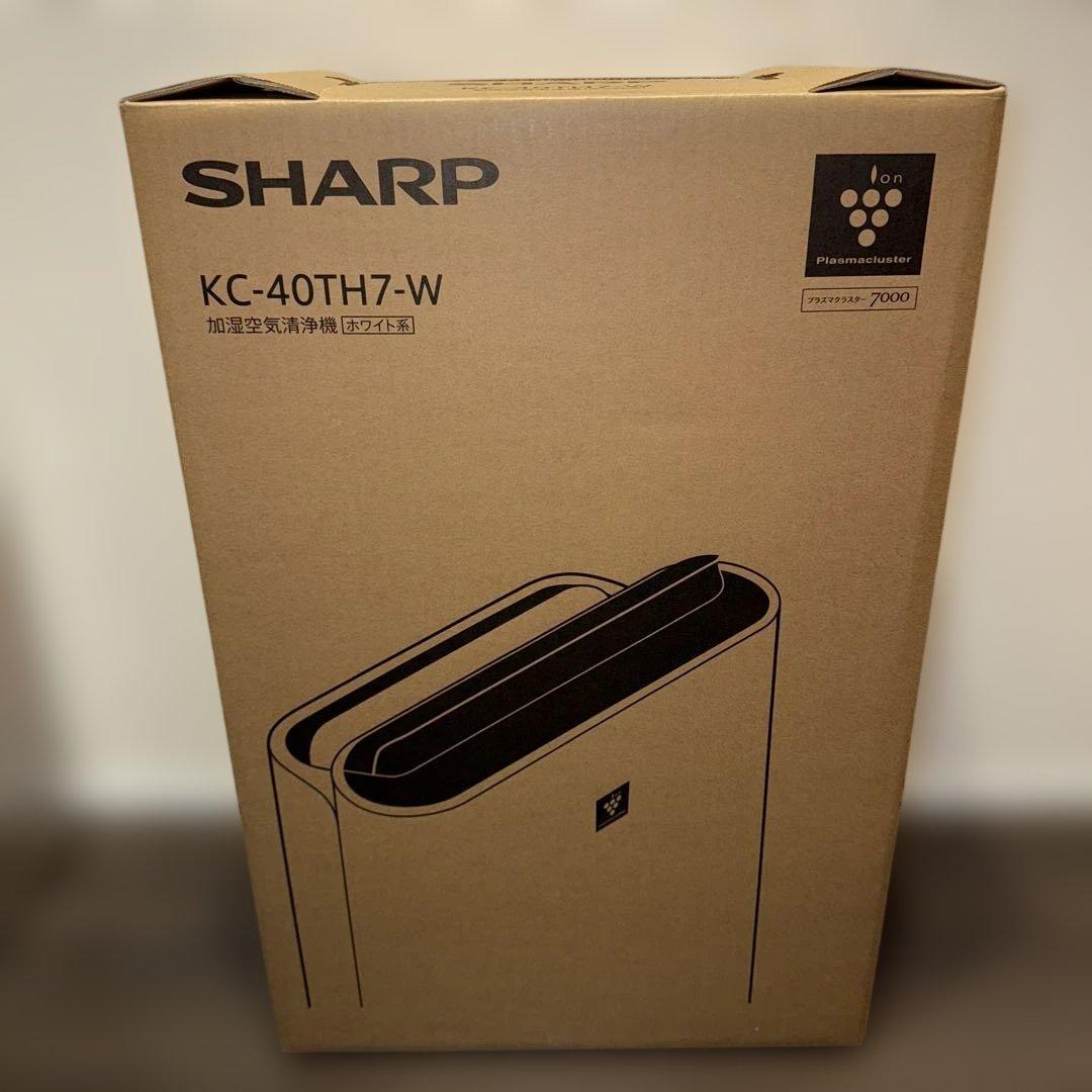 【SHARP】加湿空気清浄機 KC-40TH7-W ①