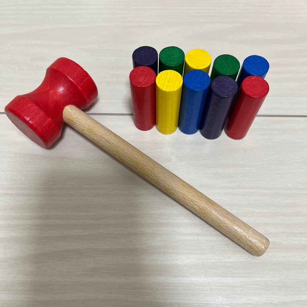 NIC社　大工さん　ニック社　モンテッソーリ　ペグ全てあり