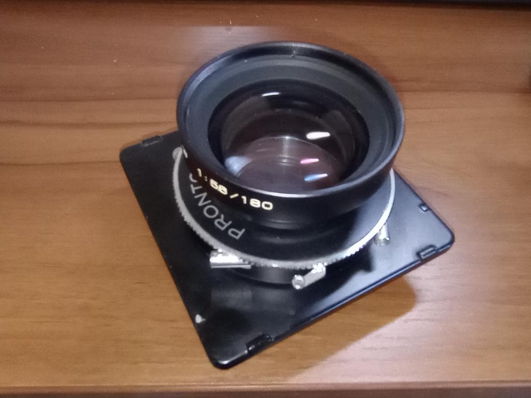 大判レンズ　FUJINON-W 1:5.6/180 　スピグラボード付き