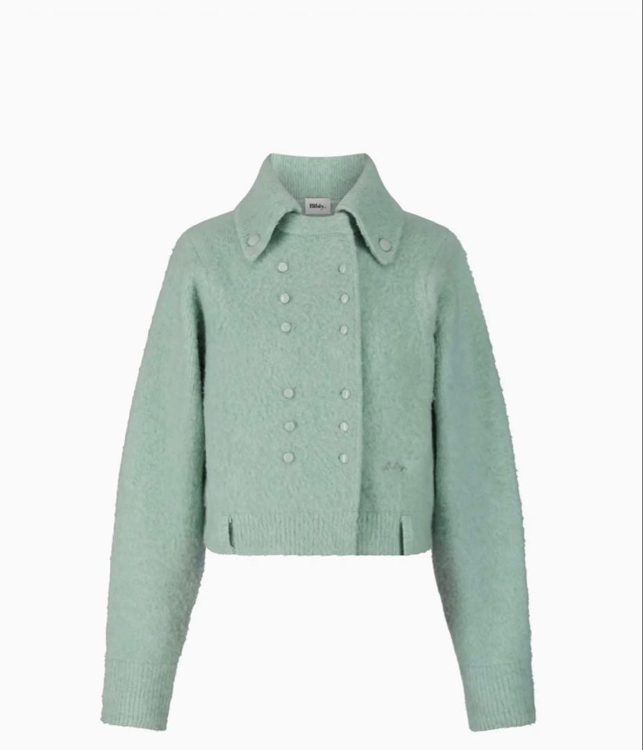 BIBIY. MOHAIR CARDIGAN グリーン