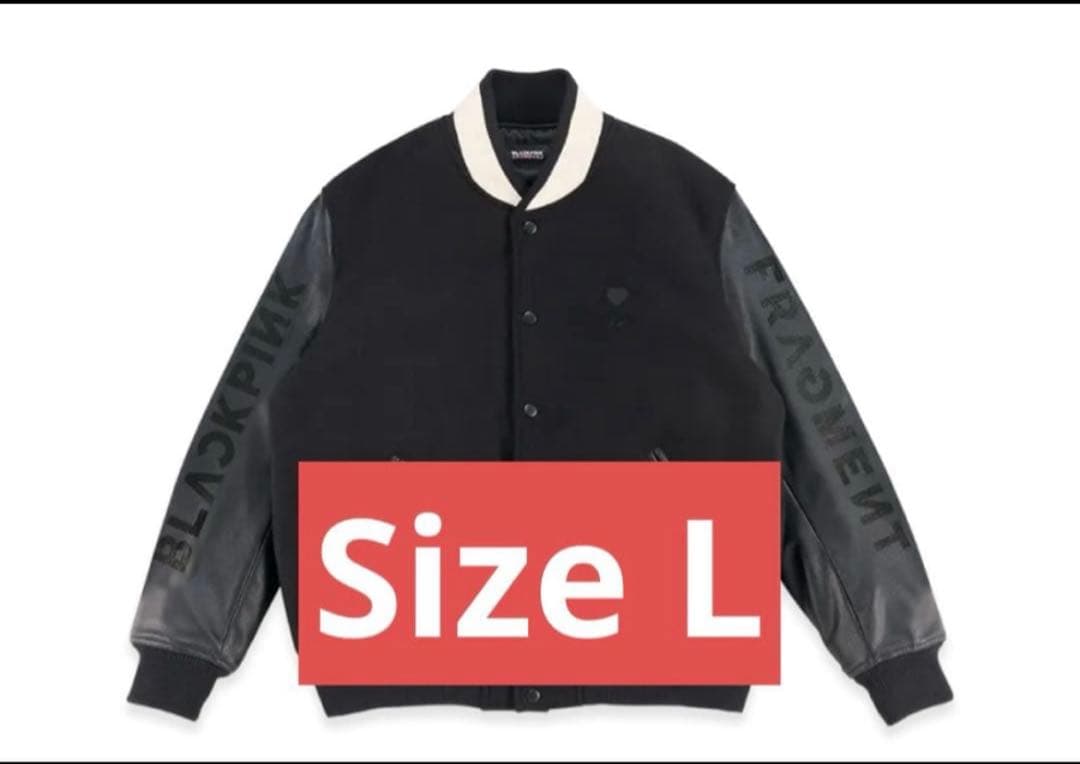 ジャケット・アウター FRAGMENT x BLACKPINK Stadium Jacket L