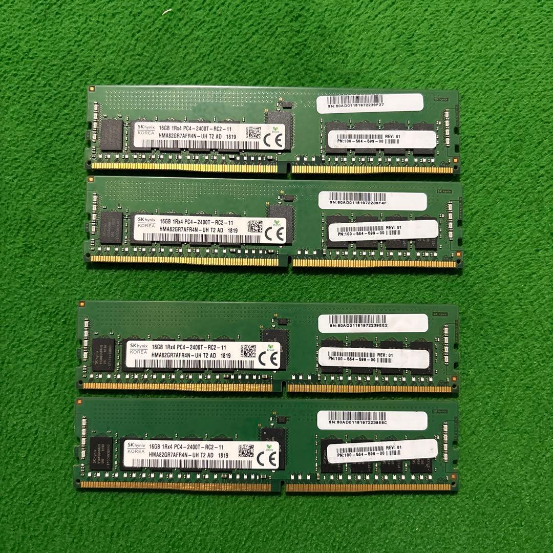 16GB DDR4 メモリー PC4-2400T 4枚セット