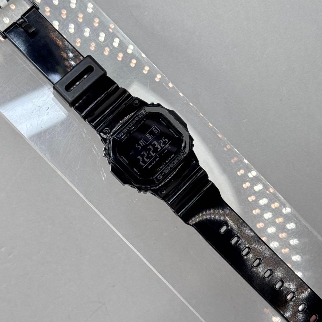 ②極美品 G-SHOCK GW-M5610BB 電波ソーラー ブラック 反転液晶