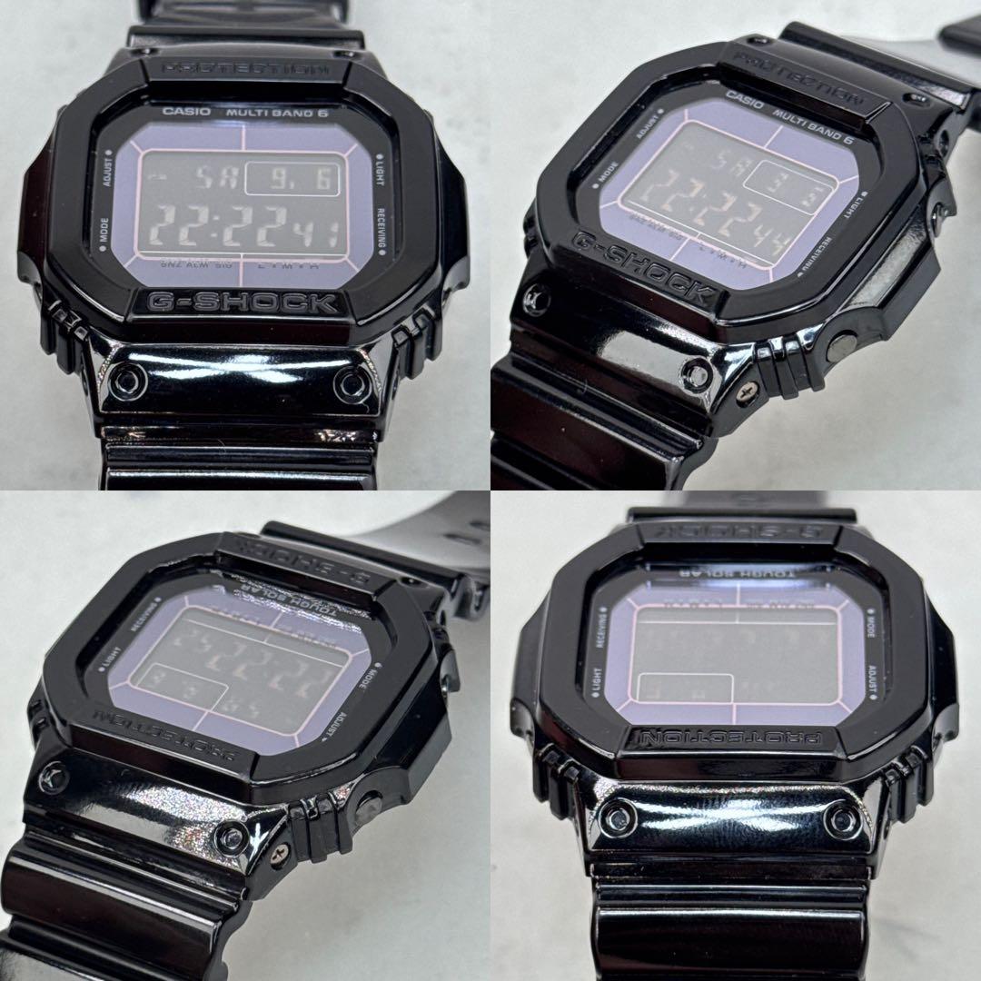 ②極美品 G-SHOCK GW-M5610BB 電波ソーラー ブラック 反転液晶