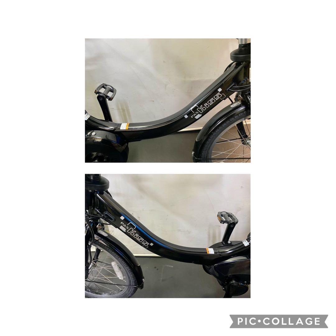 1年保証 新型　ヤマハ　パスキッスミニアン　20インチ　黒色　電動アシスト自転車