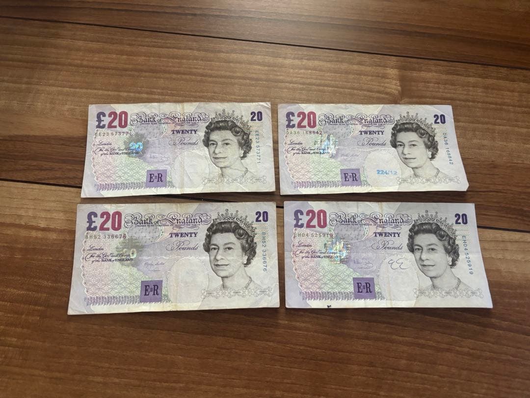 イギリス旧ポンド紙幣