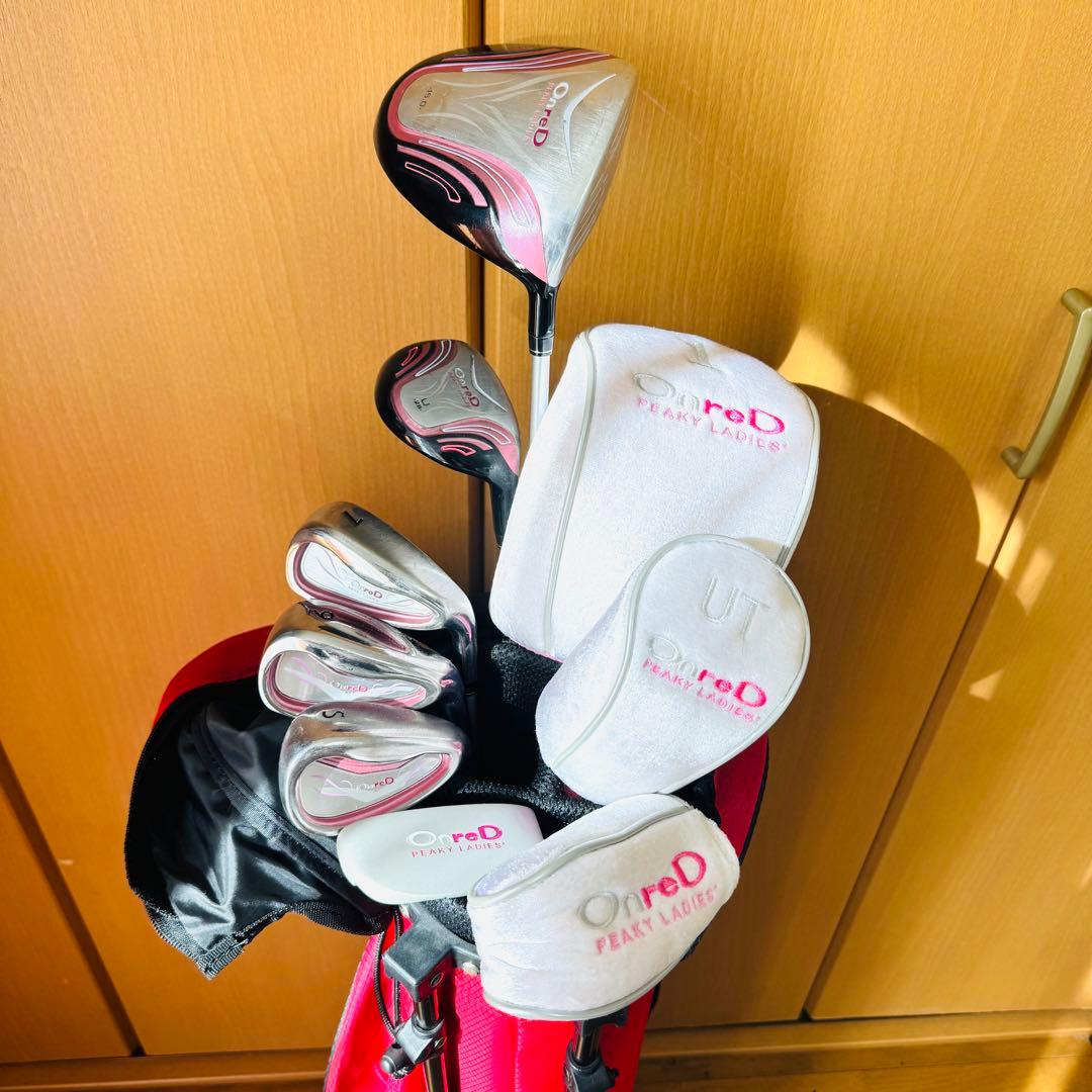 【美品】レディース ゴルフクラブセット OnreD ハーフセット　女性 初心者