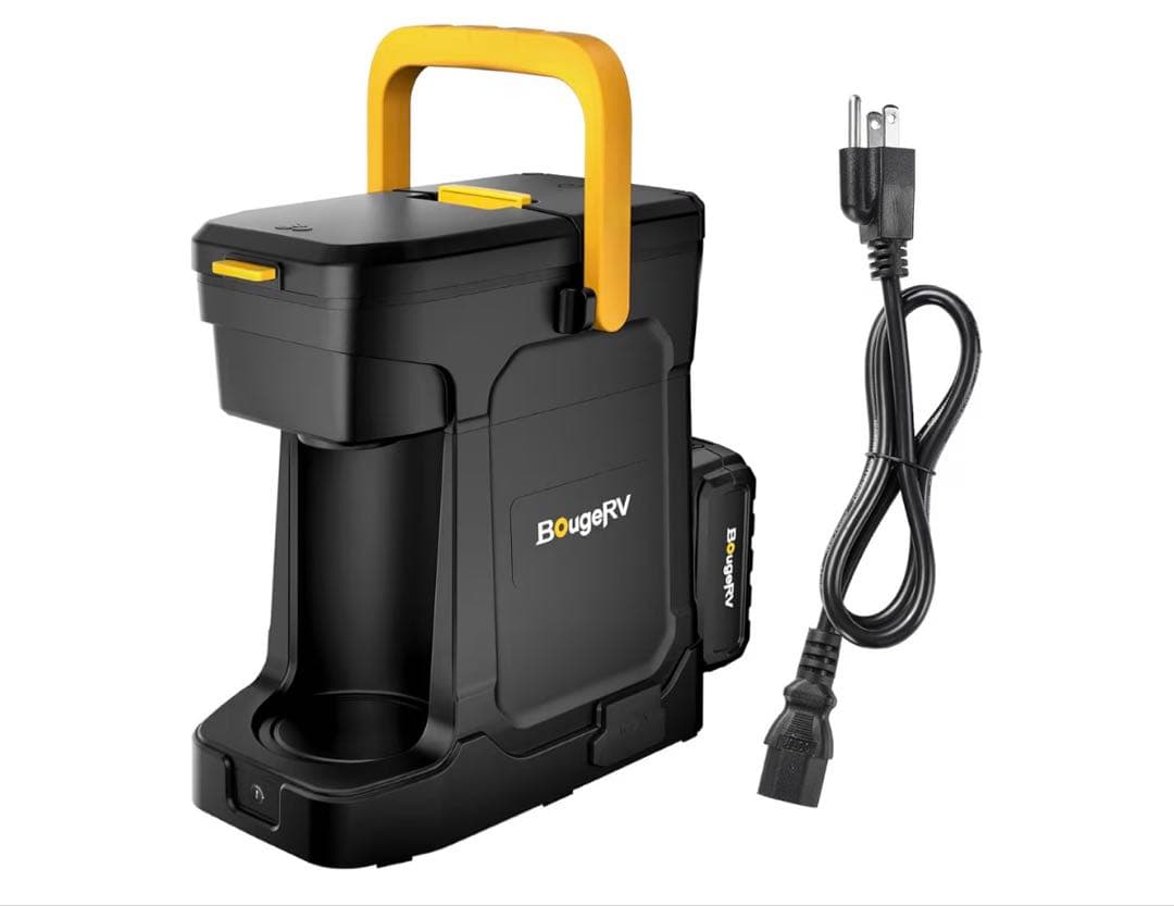 BougeRV コーヒーメーカー コーヒー粉対応 ポーダブルコーヒーマシン