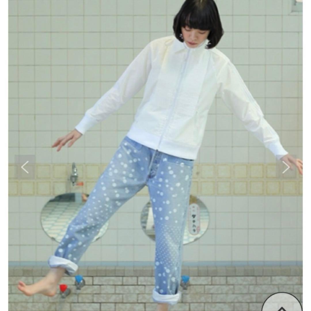 keisuke kandaのドットペイントデニム