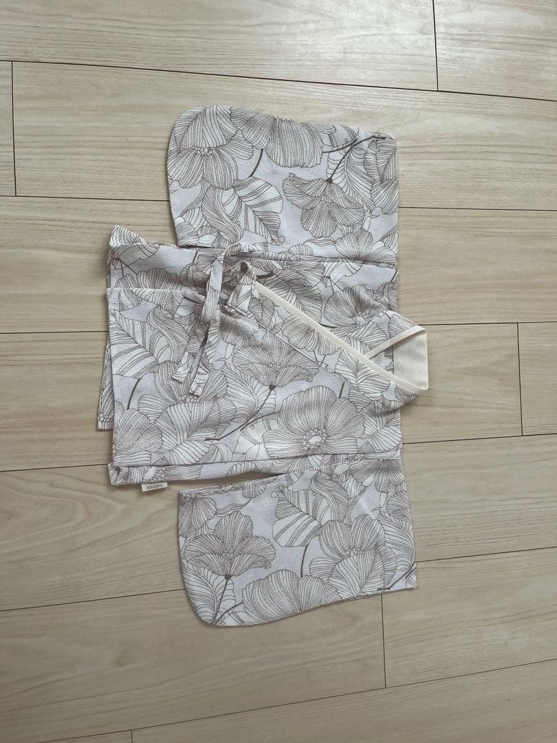 E*＊様 ベビー袴　女の子　tsukihana レン袴　ベビー着物　白　ホワイト