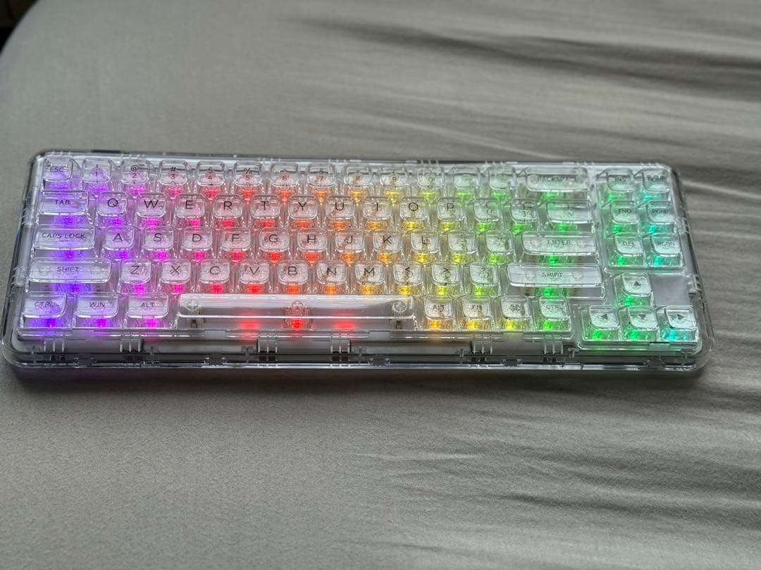 YUNZII X71 キーボード クリスタルアイス軸