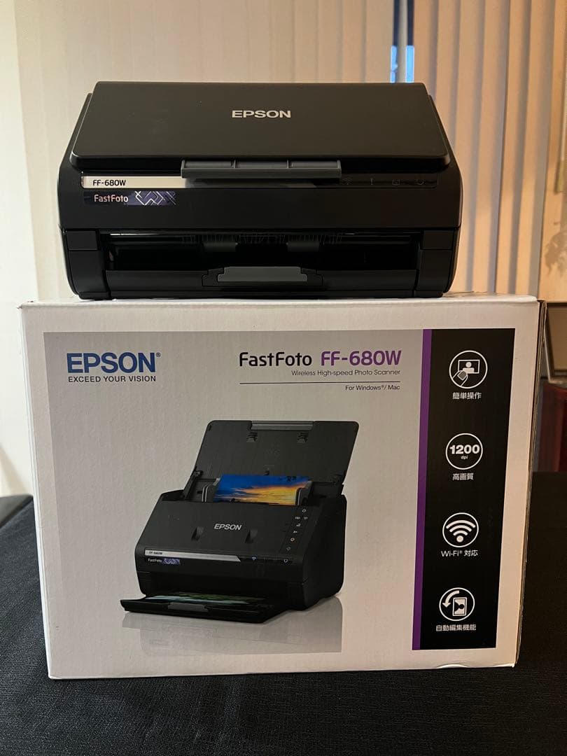 エプソン FF-680W/フォトスキャナー/写真整理 2025年10月購入　美品