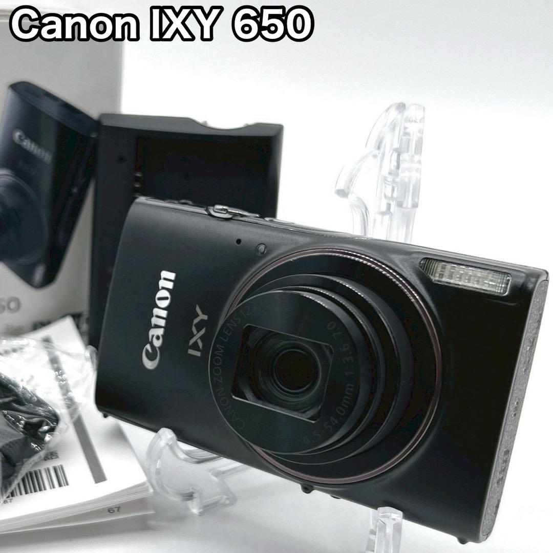 Canon キャノン IXY イクシー 650 デジカメ ブラック 箱あり