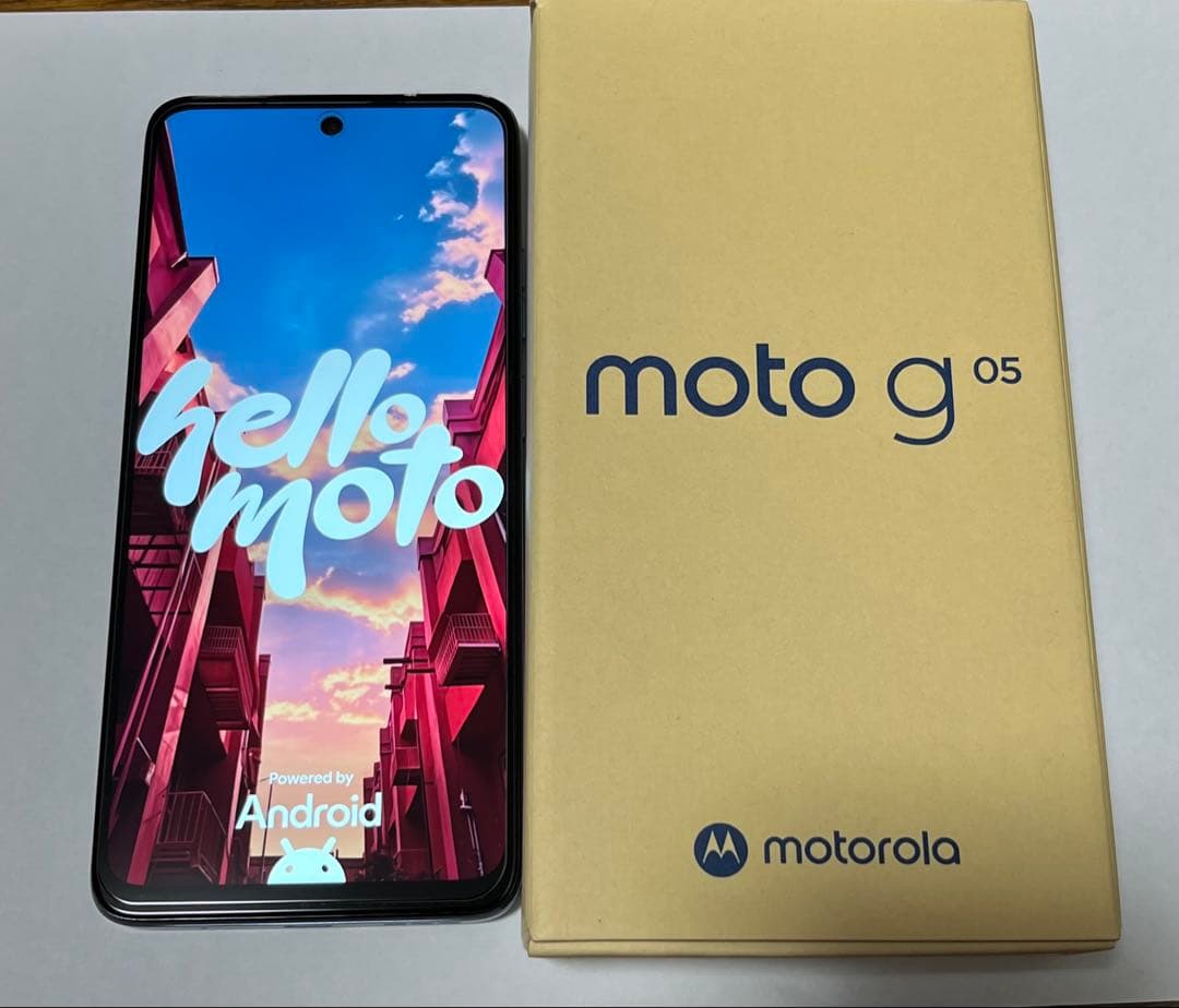 Motorola moto g05 本体