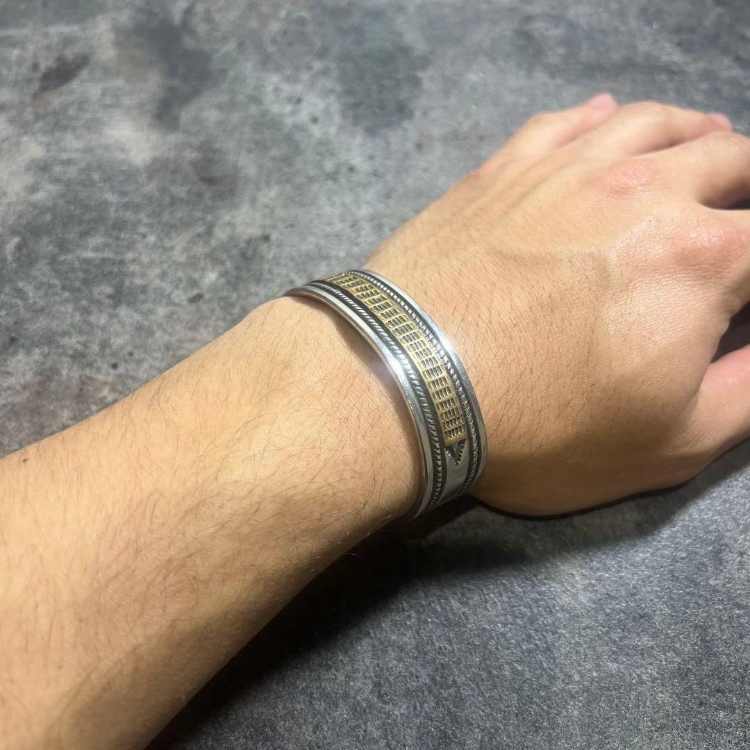 d*3様 シルバーアクセサリー バングル ハンドメイド ノーブランド