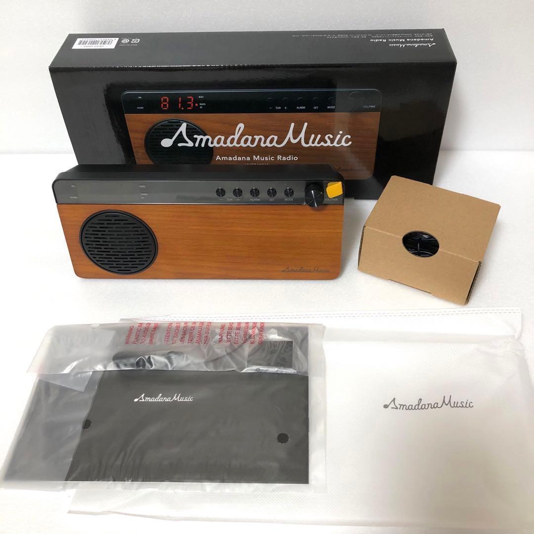 未使用品　Amadana UVZZ-10065 ワイヤレス スピーカーFMラジオ