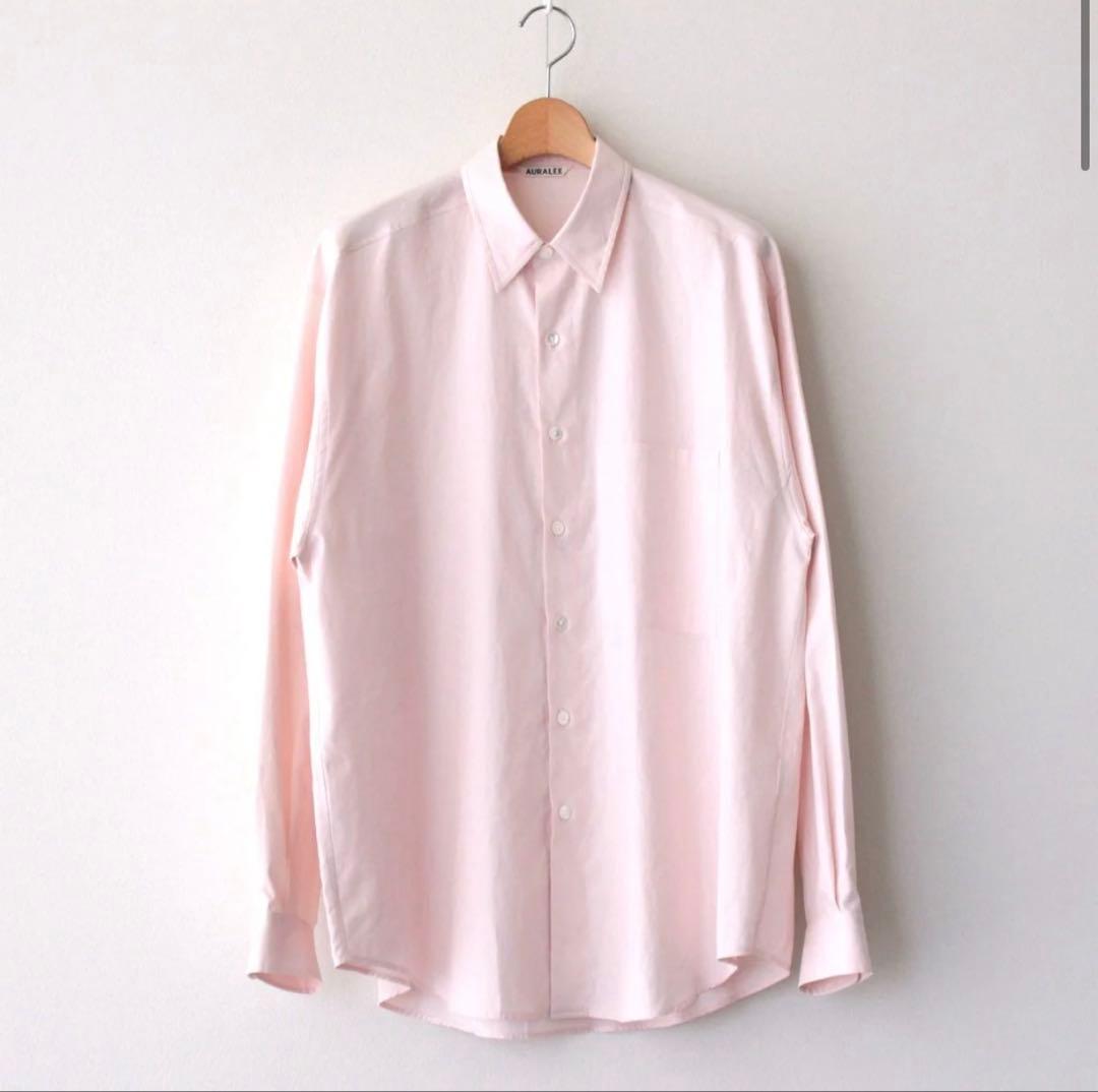 着用1回定価39,600円AURALEESHIRTクリーニング済タグ付き本店購入