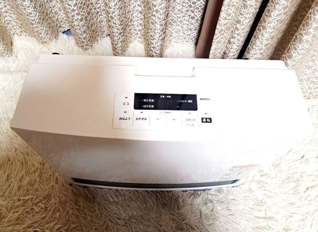 【美品】 NORITZ ガスファンヒーター 型番:GFH−4006S-W5