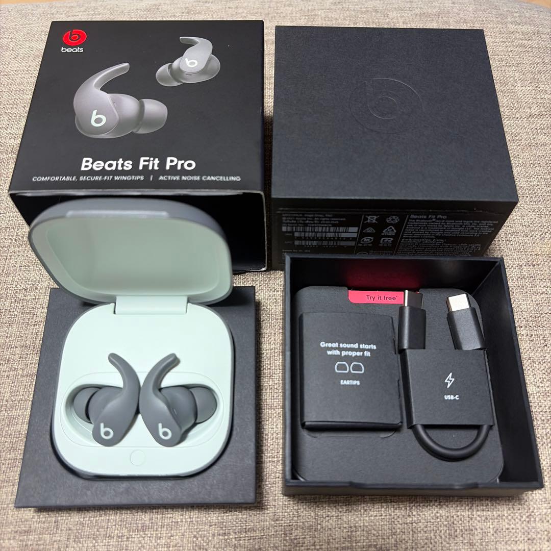 Beats Fit Pro ワイヤレスイヤホン グレー