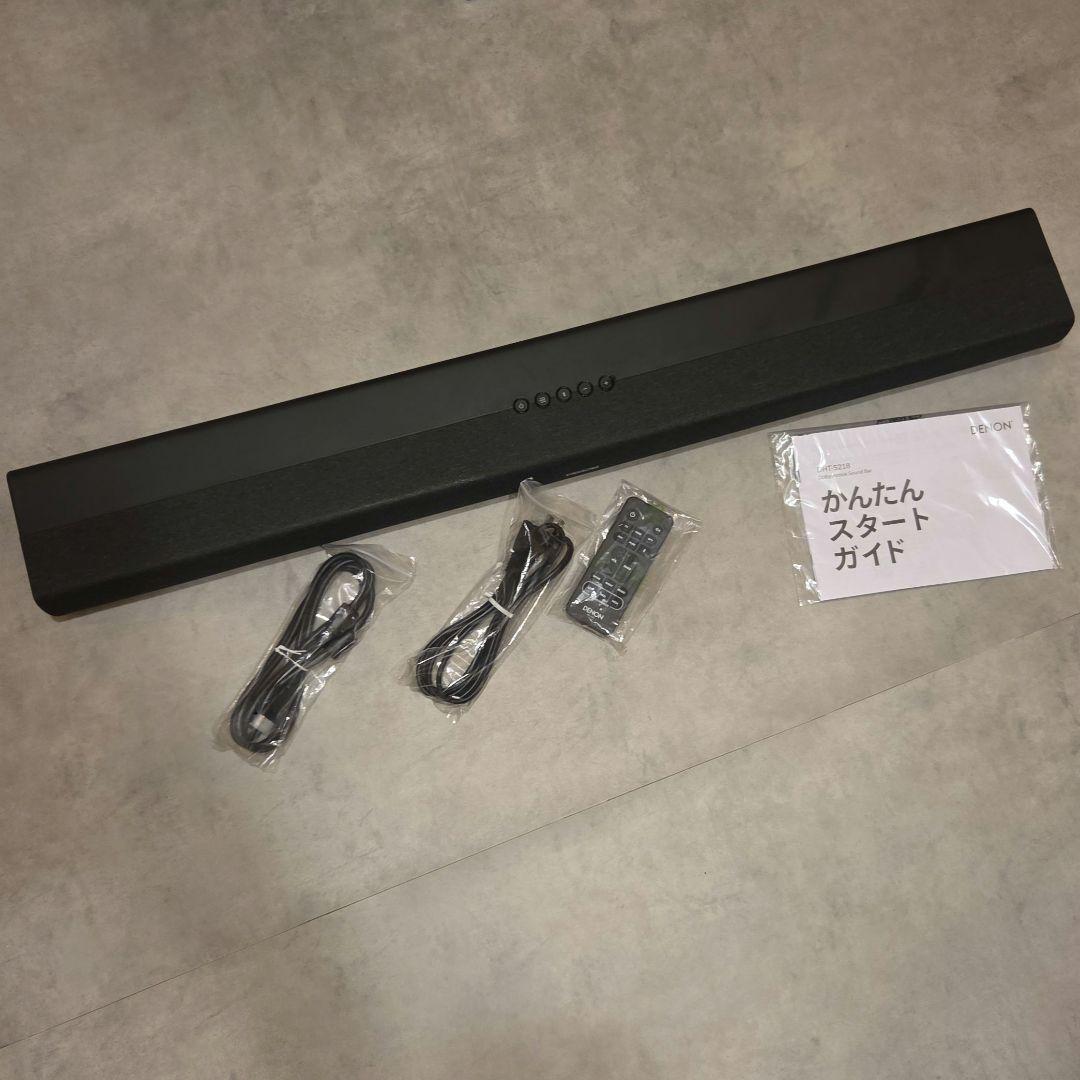 出品8月末まで DENON DHT-S218 サウンドバー 本体 Atmos