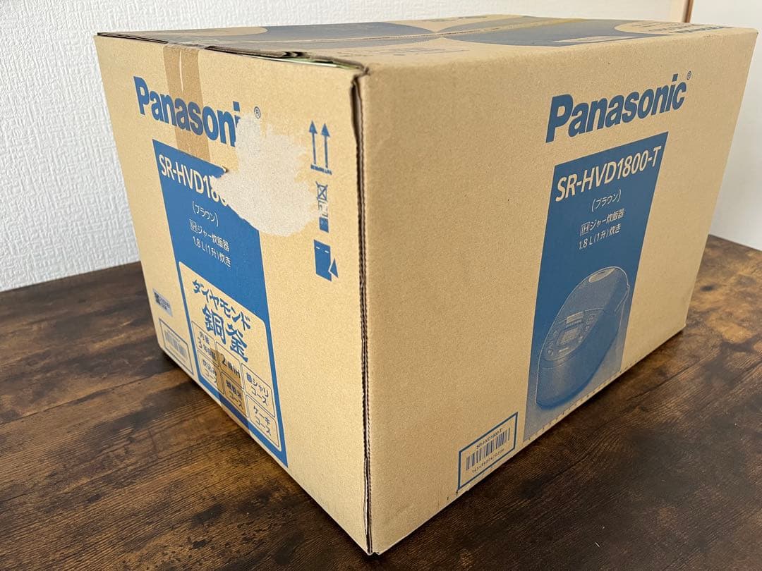 【新品】パナソニック IHジャー炊飯器 10合SR-HVD1800-T 1升