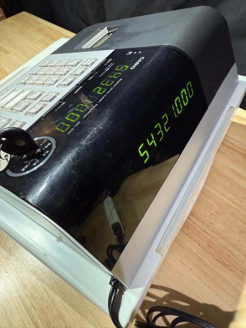 CASIOカシオ電子レジスター（SE-S10）② 中古品 簡易動作確認済み