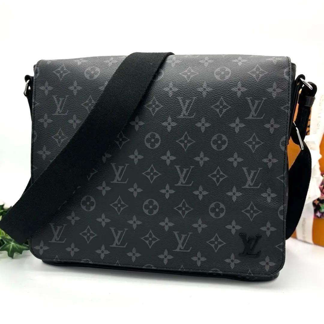 ルイヴィトン ディストリクトMM NM モノグラムエクリプス 黒 メッセンジャー