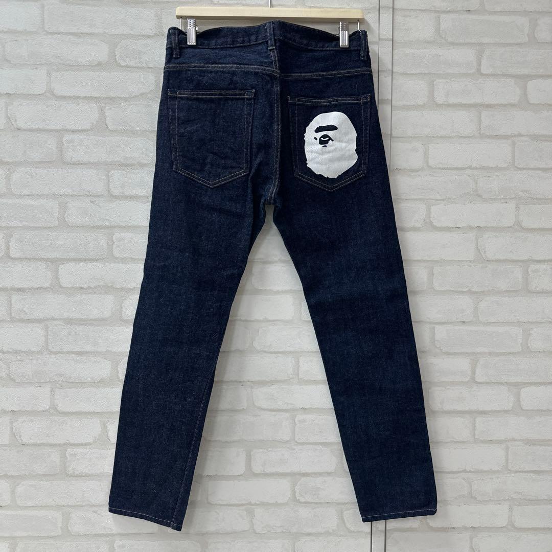 値下げ アベイシングエイプ A BATHING APE Gパン デニム パンツ