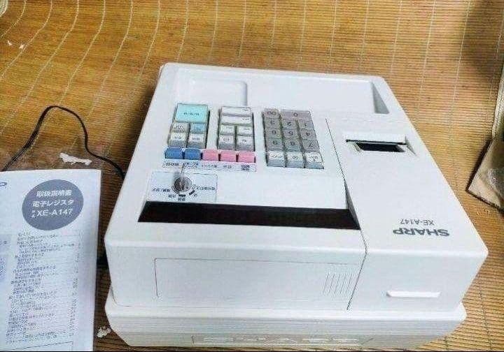 シャープレジスター　XE-A147　PC連携売上管理フル設定無料　730001