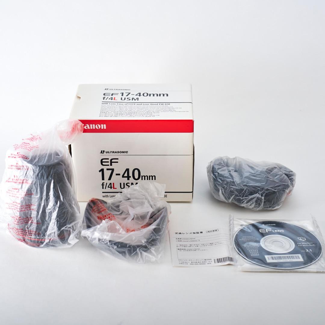 Canon EF 17-40mm f/4L USM レンズ