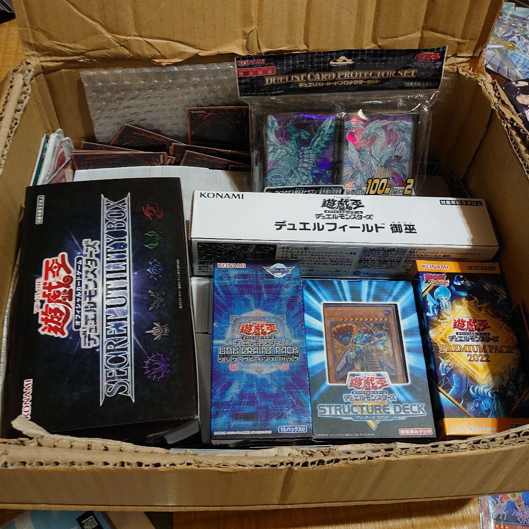 遊戯王ノーマル＆レアカード3000枚以上ノーマルなしプリシクあり画像未開封品大量