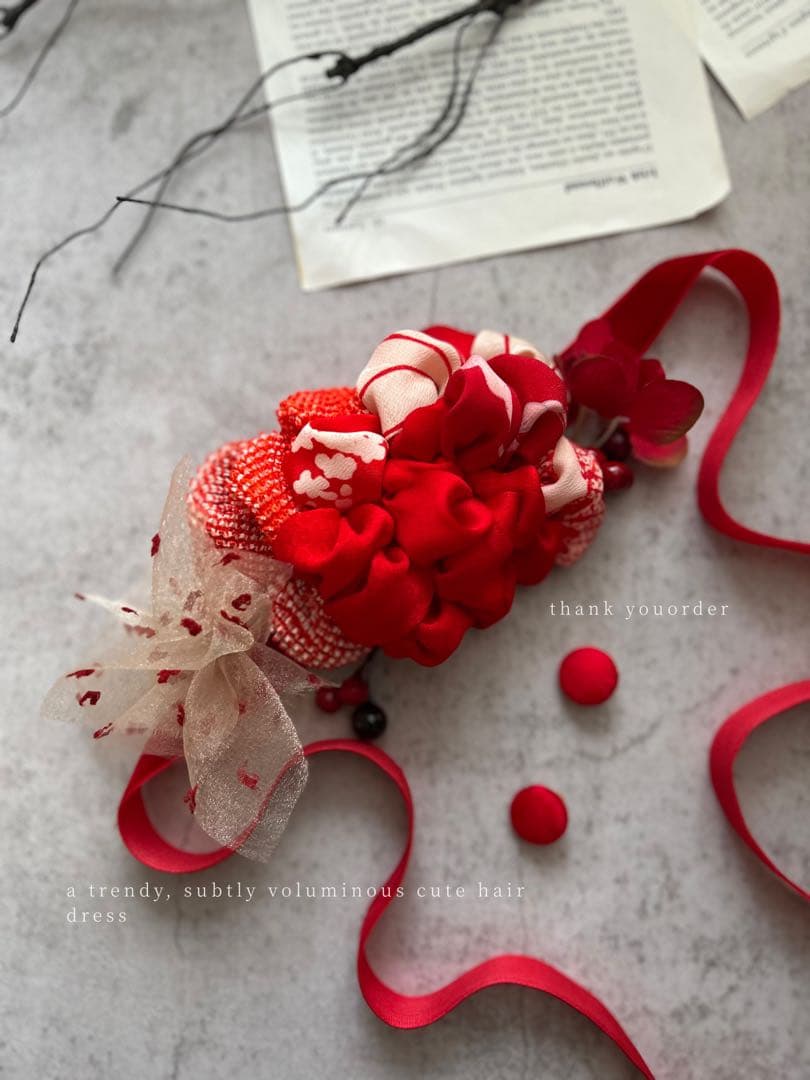 tomomoi様　order髪飾り♡