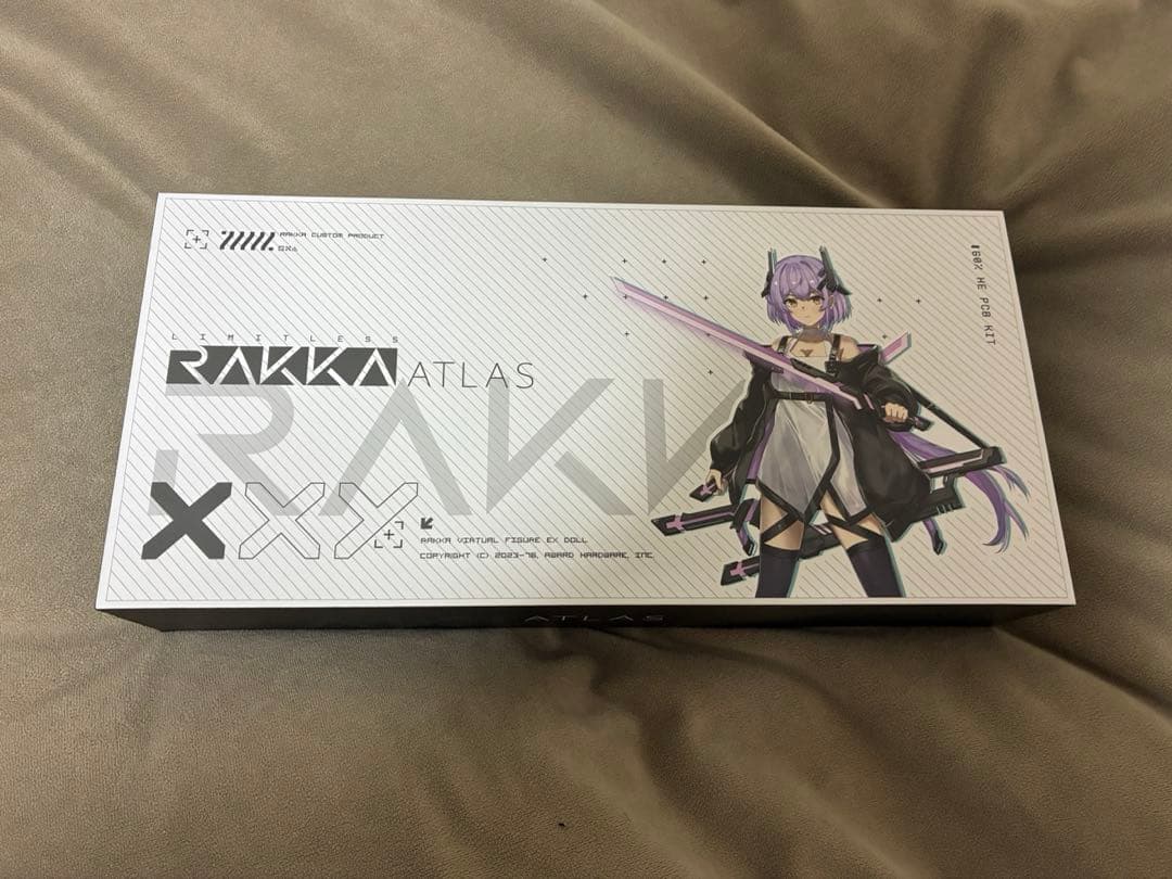 キーボード Rakka 60 Atlas 7U + Wuque Flux Switch