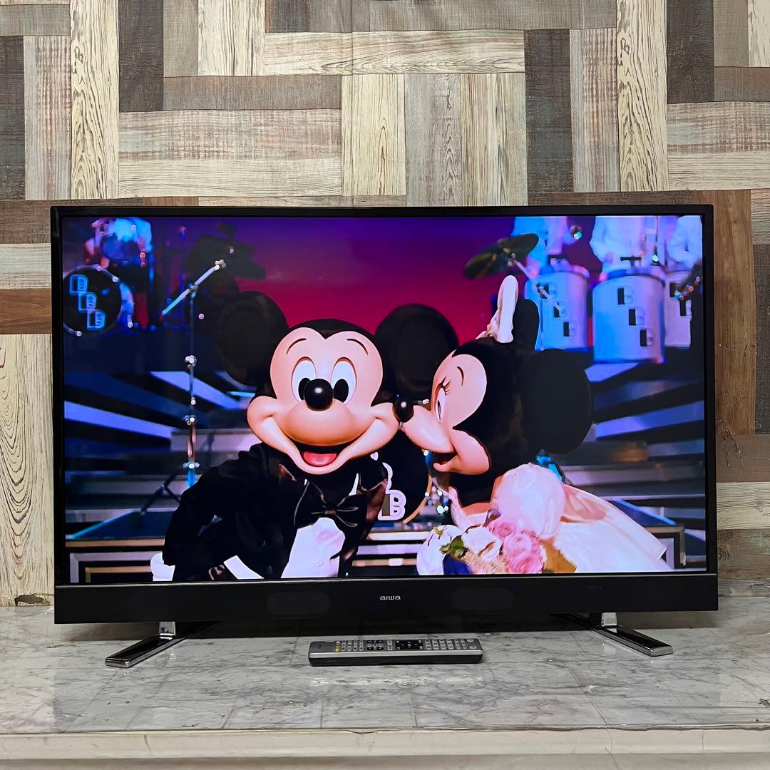 即日受渡❣️全国送料込AIWA 液晶テレビ 43V型 4K液晶テレビ 見ながら録画