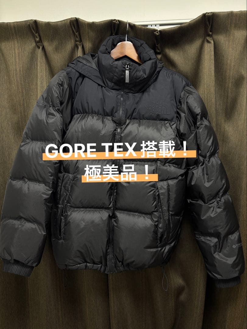 極美品GORE TEX THE NORTH FACE ブラックダウンジャケット
