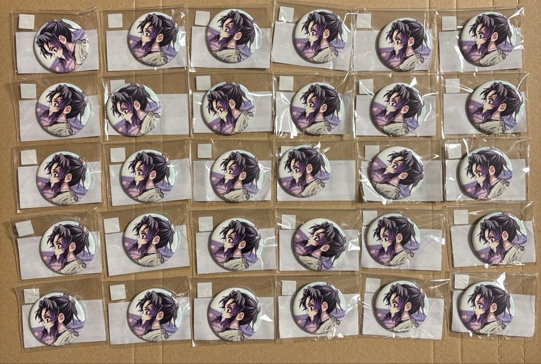 鬼滅の刃 繋ぐくじ「しのぶとカナエ」 F賞 44mm缶バッジA 胡蝶しのぶ