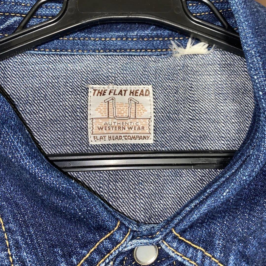 フラットヘッド　THE FLAT HEAD デニムシャツ　ウエスタン　40
