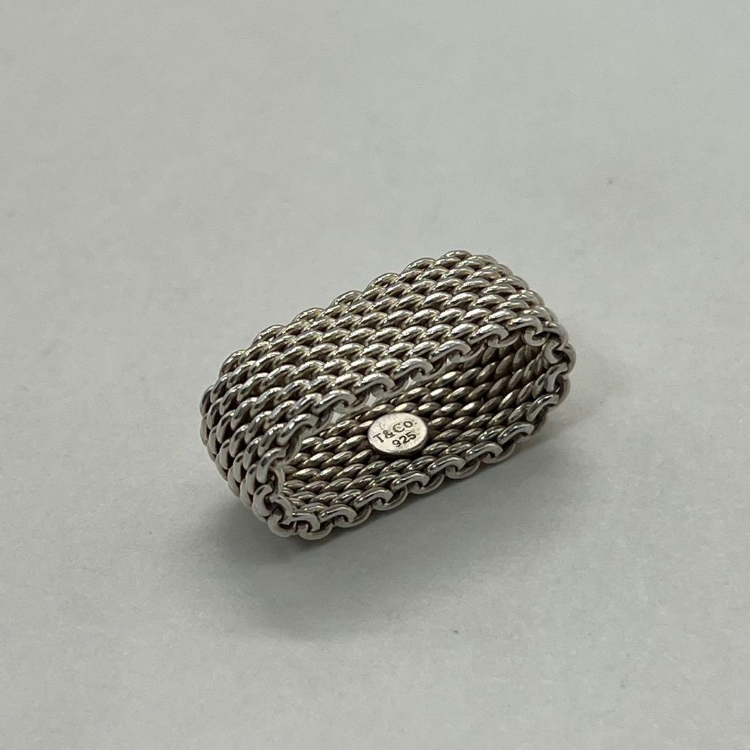 ティファニー TIFFANY サマセットリング 17号 メッシュ SV925