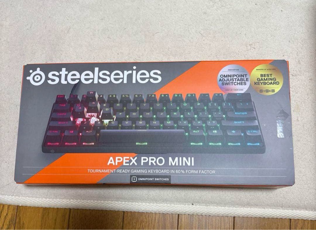 未使用SteelSeries Apex Pro Mini ゲーミングキーボード