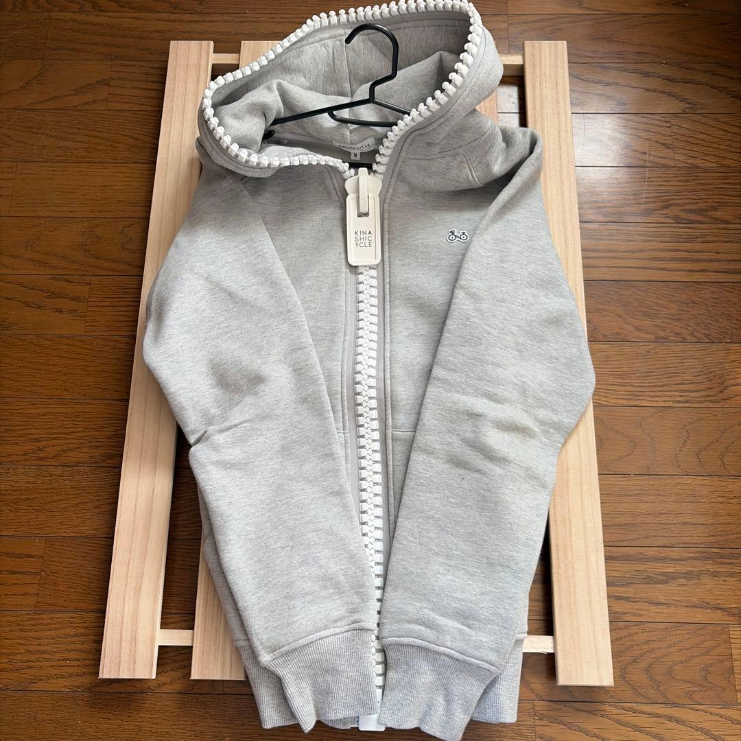 フルジップ肉厚パーカー 自転車ロゴ