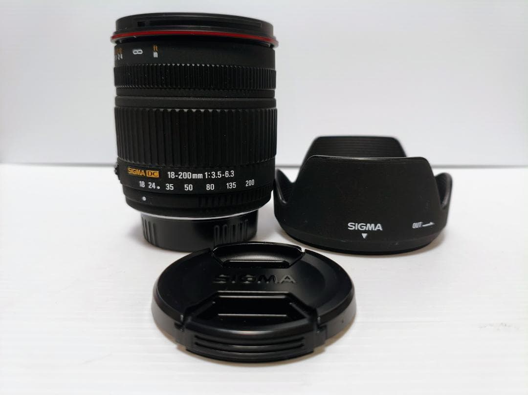 【極上品】シグマ　SIGMA 18–200mm F3.5–6.3 DC