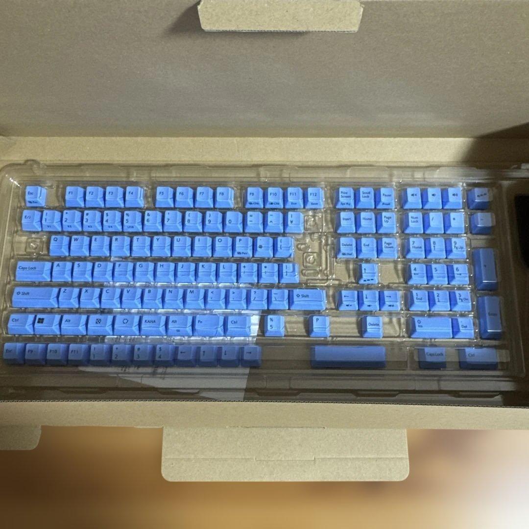 Realforce R3/R3Sキーキャップ ブルー+グリーン