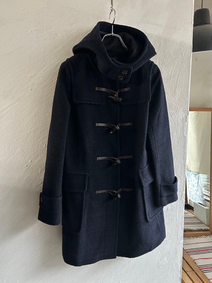 美品 MACKINTOSH LONDON ダッフルコート 40 ネイビー