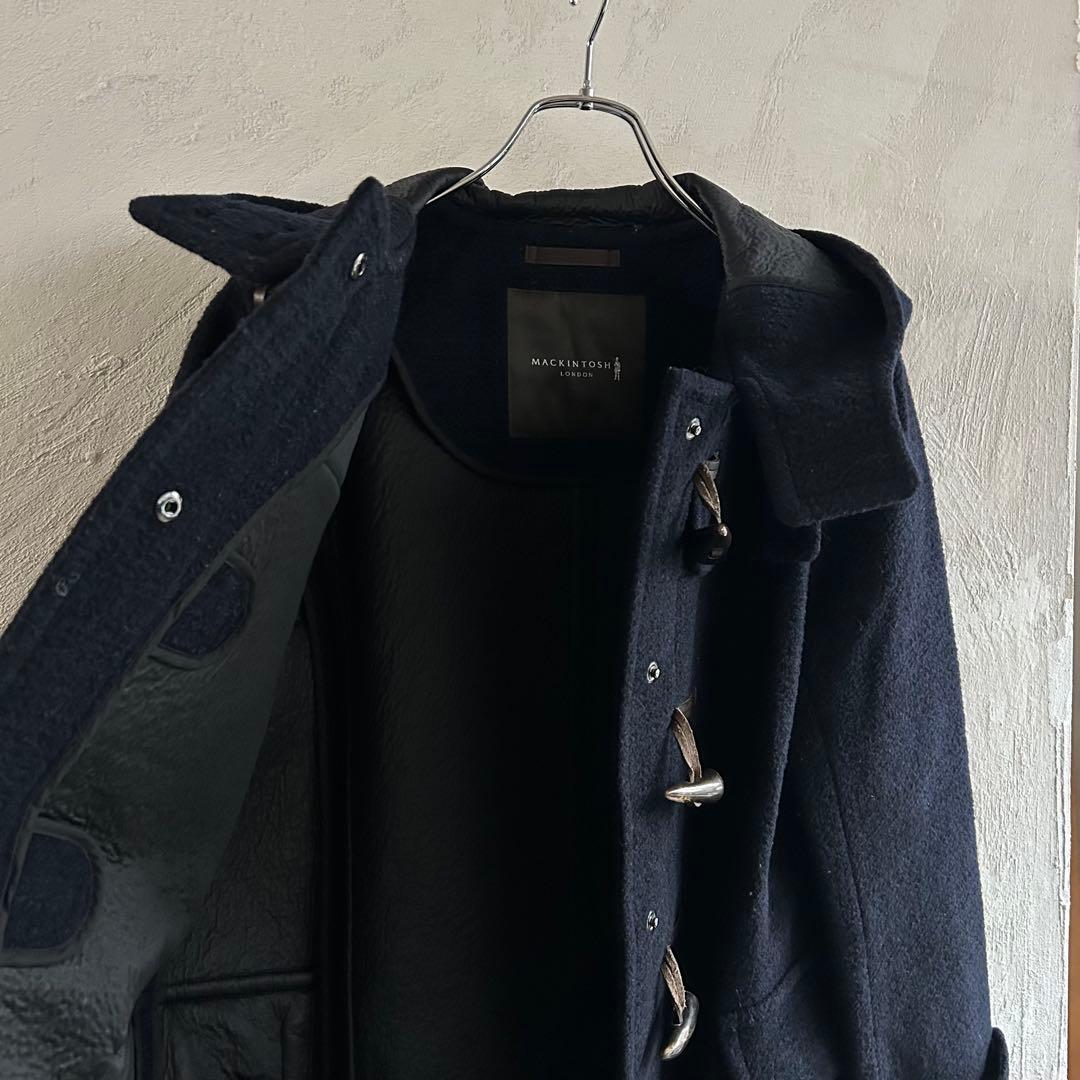 美品 MACKINTOSH LONDON ダッフルコート 40 ネイビー