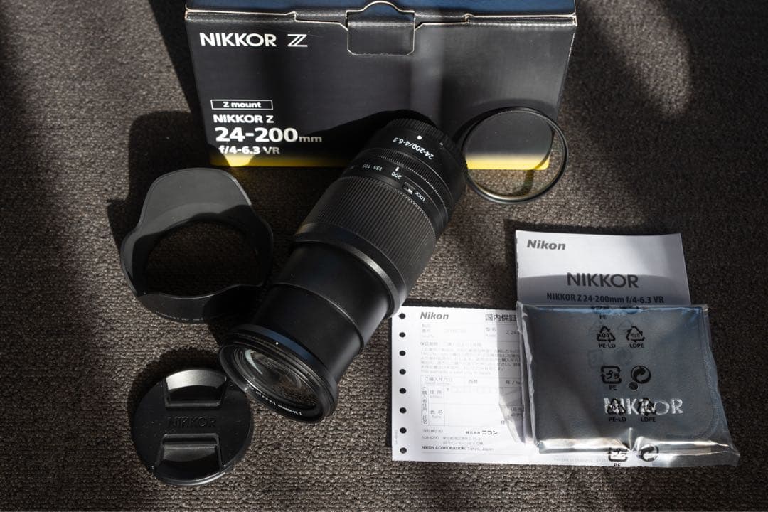 【中古美品】NIKKOR Z 24-200mm f/4-6.3 VR　オマケ付