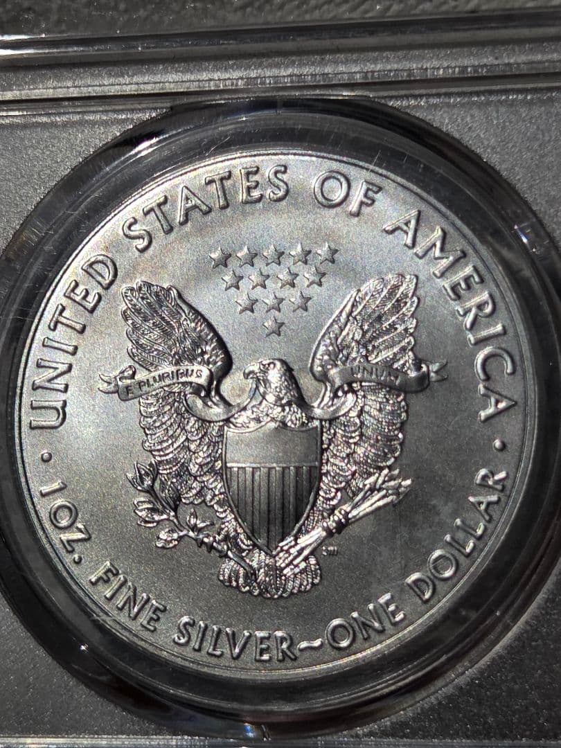 (MS70)アメリカ合衆国　シルバー イーグル銀貨　2018 FS