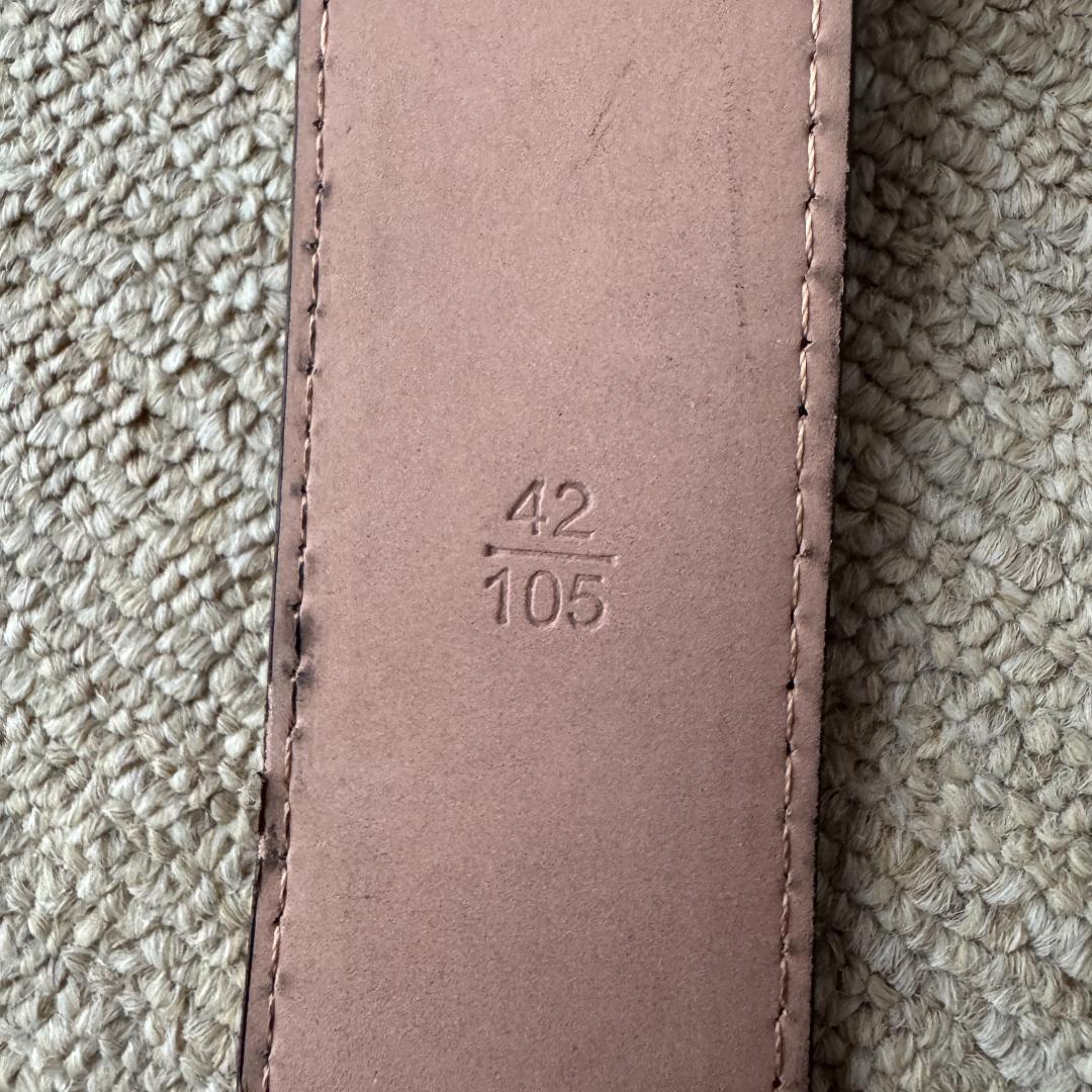 m*o様 ルイヴィトン モノグラム Vバックル ベルト 105/42 メンズ